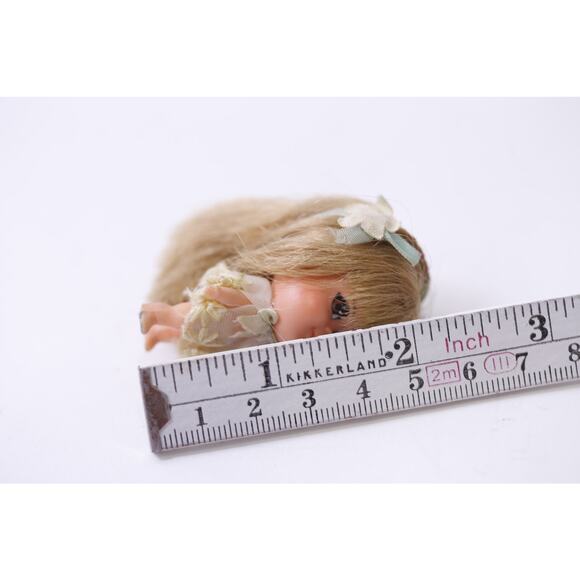 1960s, Liddle Kiddles, Lou, Mini Doll, Lucky Locket Line, Mattel ~ 250929-WH 766 - Picture 3 of 3